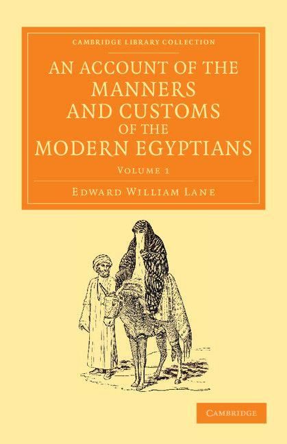 Produktbild: An Account of the Manners and Customs of the Modern Egyptians - Volume 1