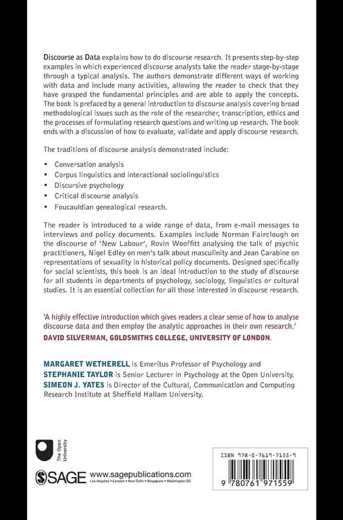 Produktbild: Discourse Theory and Practice