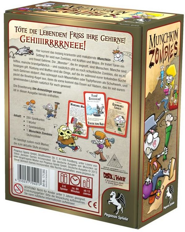 Produktbild: Munchkin Zombies 1+2