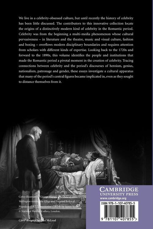 Produktbild: Romanticism and Celebrity Culture, 1750 1850