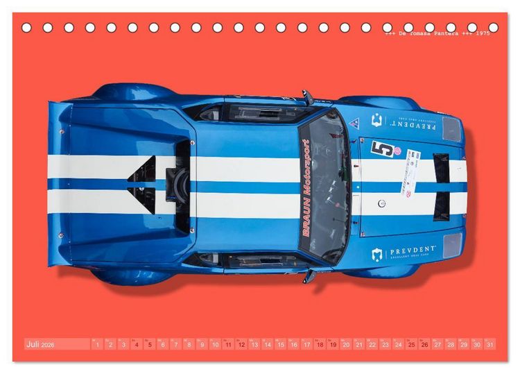 Produktbild: Tourenwagen Classics (Tischkalender 2026 DIN A5 quer), CALVENDO Monatskalender