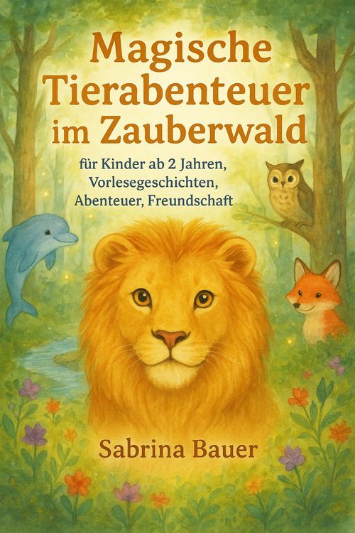 Produktbild: Magische Tierabenteuer im Zauberwald - f&uuml;r Kinder ab 2 Jahren, Vorlesegeschichten, Abenteuer, Freundschaft (Abenteuer aus dem Zauberwald, #1)