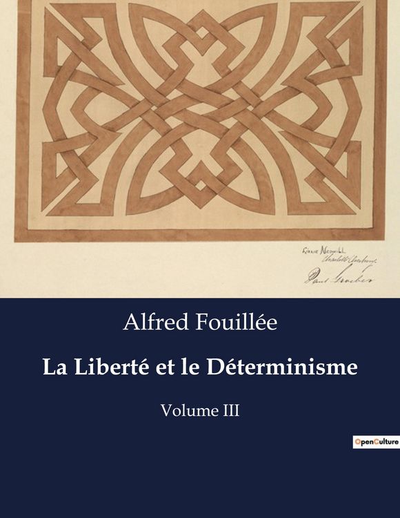 Produktbild: La Libert&eacute; et le D&eacute;terminisme