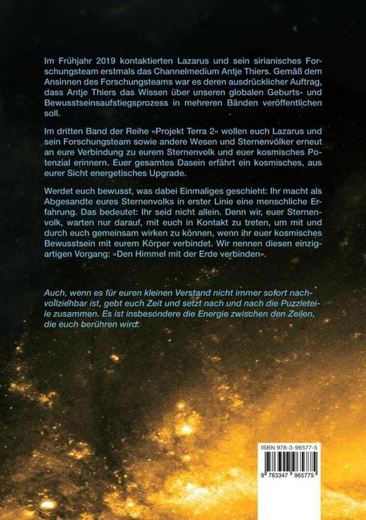 Produktbild: PROJEKT TERRA 2 - Botschaften aus dem Licht vom Sirius - Eine Bewusstseinsschule der neuen Zeit. Band 3