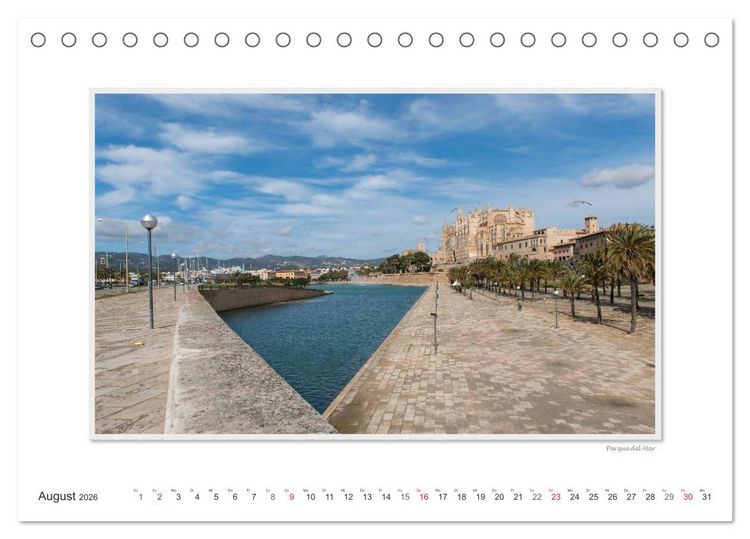 Produktbild: Emotionale Momente: Palma de Mallorca (Tischkalender 2026 DIN A5 quer), CALVENDO Monatskalender