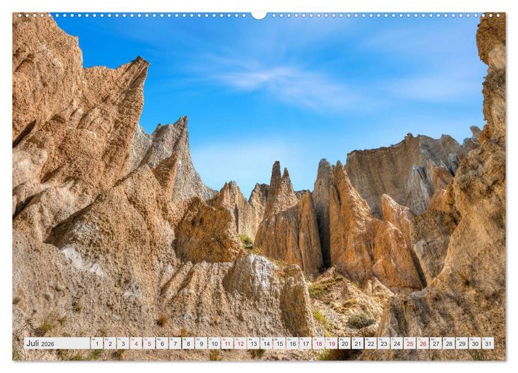Produktbild: Neuseeland S&uuml;dinsel - Spektakul&auml;re Naturlandschaften im Kiwiland (hochwertiger Premium Wandkalender 2026 DIN A2 quer), Kunstdruck in Hochglanz