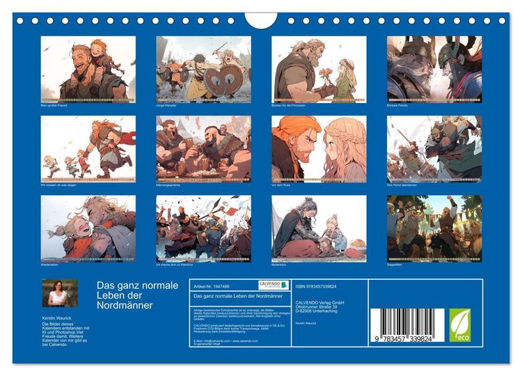 Produktbild: Das ganz normale Leben der Nordm&auml;nner (Wandkalender 2026 DIN A4 quer), CALVENDO Monatskalender