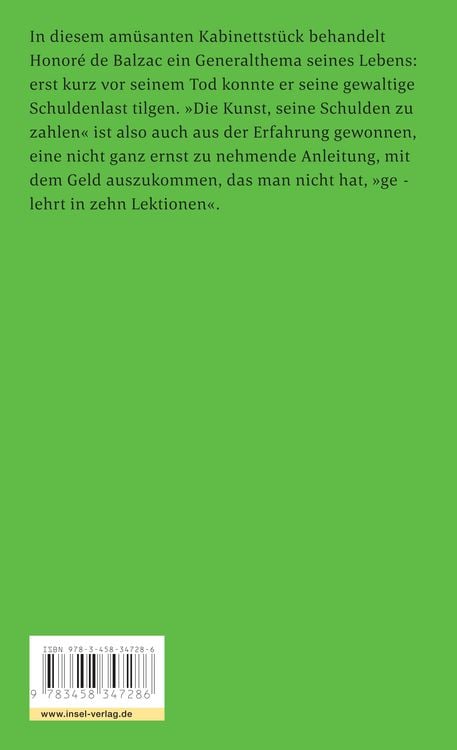 Produktbild: Die Kunst, seine Schulden zu zahlen und seine Gl&auml;ubiger zu befriedigen, ohne auch nur einen Sou selbst aus der Tasche zu nehmen