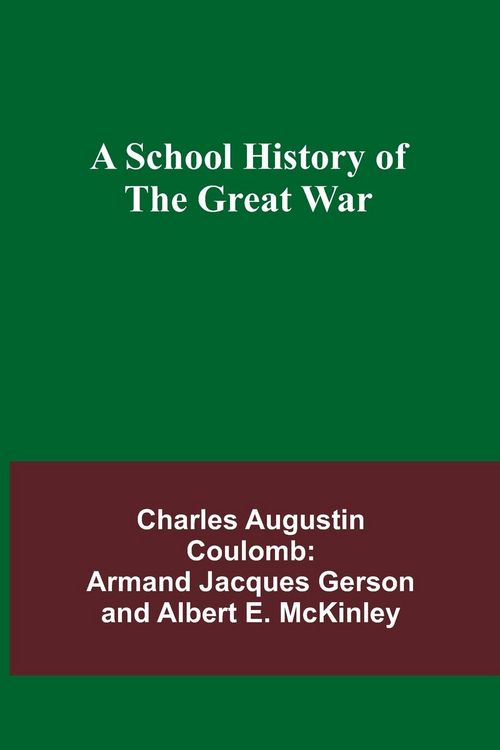 Produktbild: A School History of the Great War