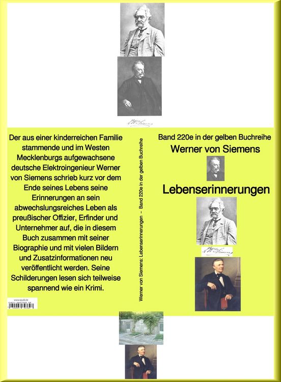 Produktbild: Lebenserinnerungen - Band 220e in der gelben Buchreihe - bei J&uuml;rgen Ruszkowski