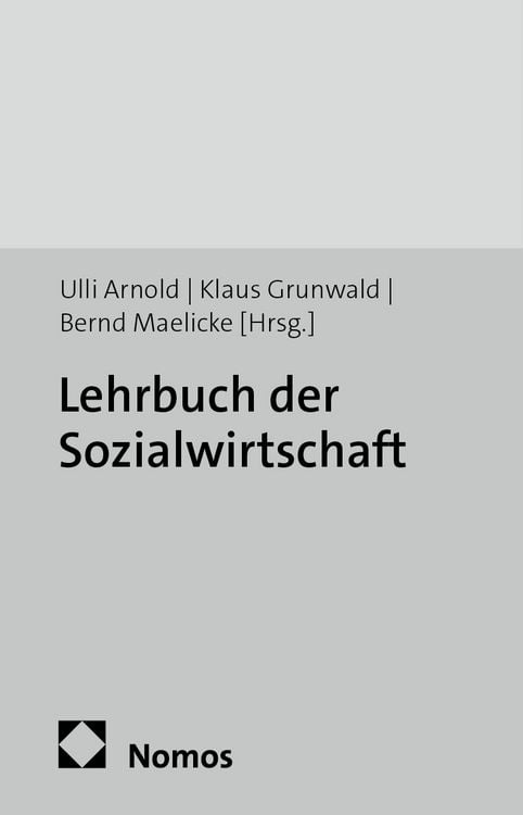 Produktbild: Lehrbuch der Sozialwirtschaft