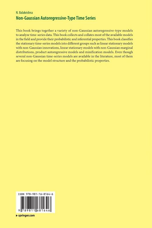 Produktbild: Non-Gaussian Autoregressive-Type Time Series