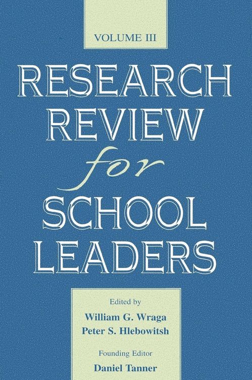 Produktbild: Research Review for School Leaders