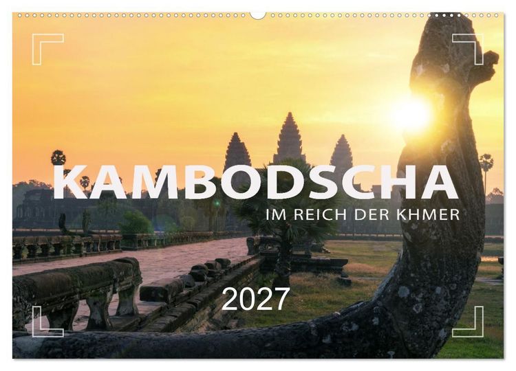 Produktbild: KAMBODSCHA - Im Reich der Khmer (Wandkalender 2027 DIN A2 quer), CALVENDO Monatskalender
