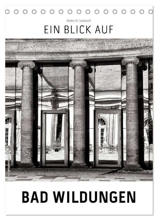 Produktbild: Ein Blick auf Bad Wildungen (Tischkalender 2026 DIN A5 hoch), CALVENDO Monatskalender