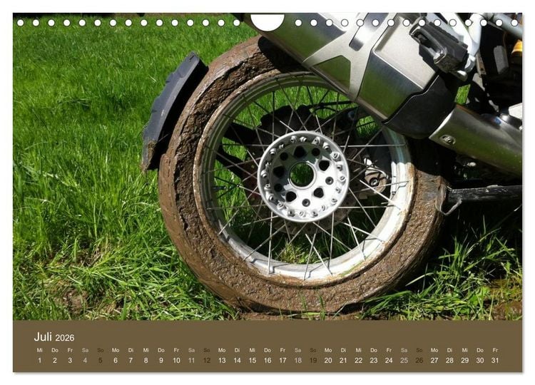 Produktbild: Freude an - Spa&szlig; mit der BMW GS (Wandkalender 2026 DIN A4 quer), CALVENDO Monatskalender