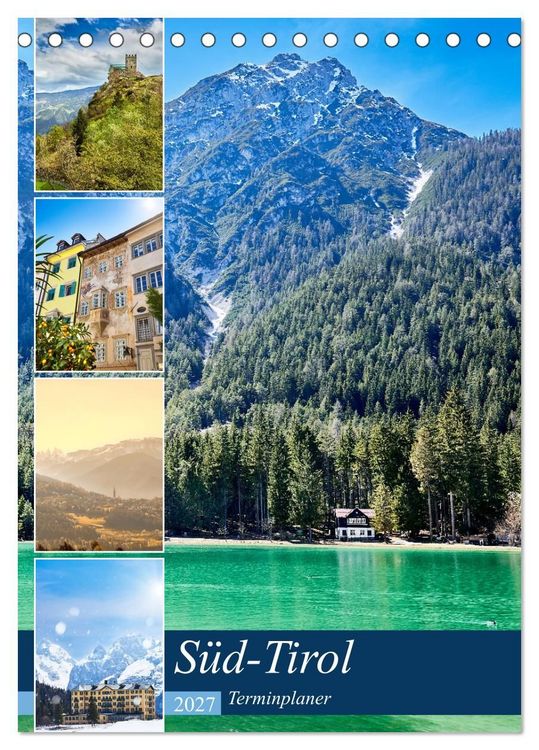Produktbild: S&uuml;d-Tirol Terminplaner (Tischkalender 2027 DIN A5 hoch), CALVENDO Monatskalender