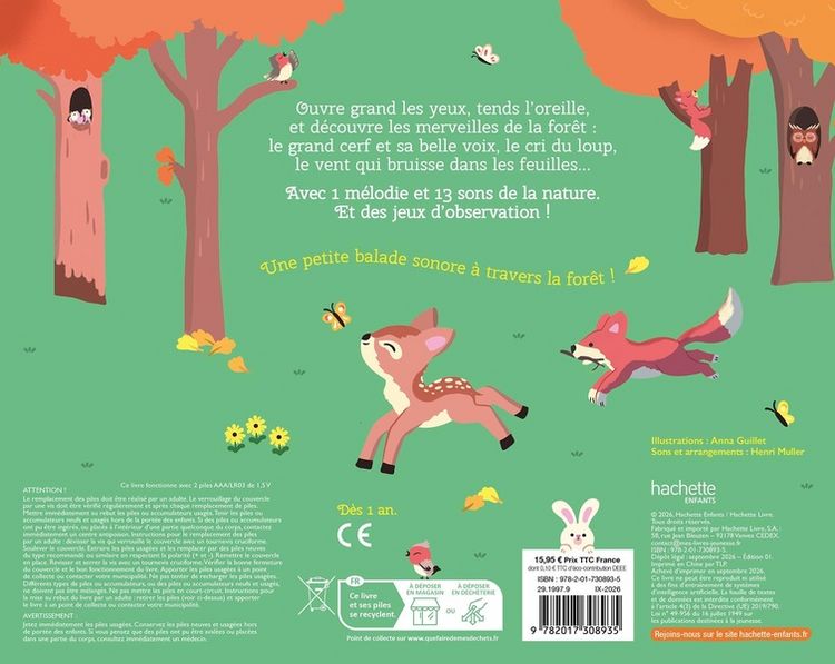 Produktbild: Decouvre les bruits de la foret