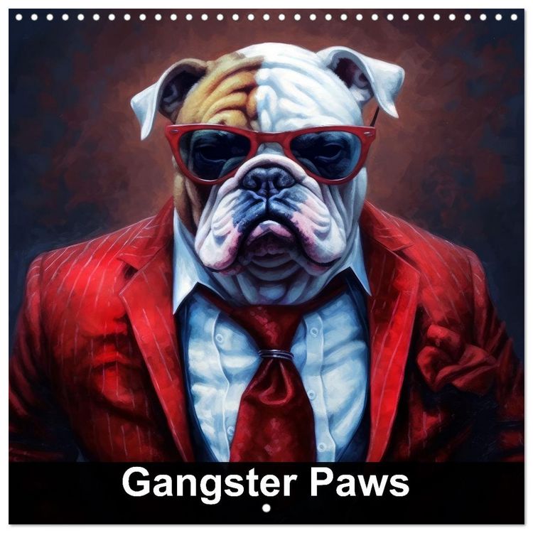 Produktbild: Gangster Paws (Wall Calendar 2026 12 &times; 12 Inch) CALVENDO 12 Month Wall Calendar