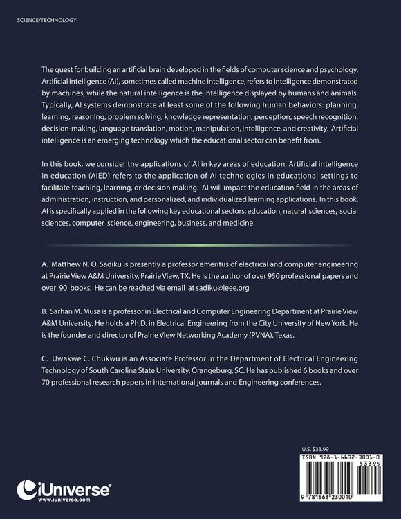 Produktbild: Artificial Intelligence in Education