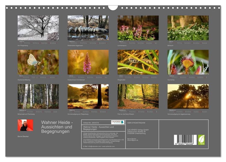 Produktbild: Wahner Heide - Aussichten und Begegnungen (Wandkalender 2026 DIN A3 quer), CALVENDO Monatskalender