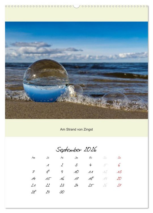 Produktbild: Natur & Glas (hochwertiger Premium Wandkalender 2026 DIN A2 hoch), Kunstdruck in Hochglanz