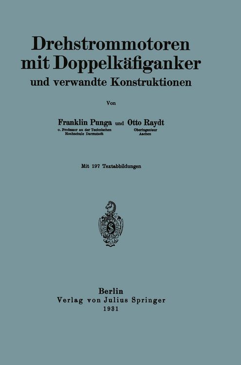 Produktbild: Drehstrommotoren mit Doppelk&auml;figanker und verwandte Konstruktionen