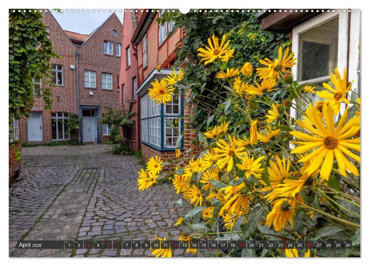 Produktbild: L&uuml;neburg - Die Salz- und Hansestadt (Wandkalender 2026 DIN A2 quer), CALVENDO Monatskalender