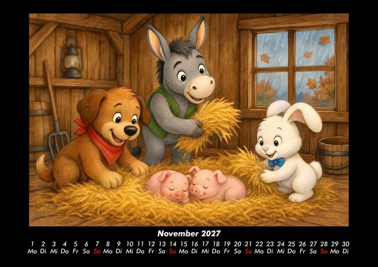 Produktbild: Abenteuer auf dem Bauernhof 2027 Fotokalender DIN A3