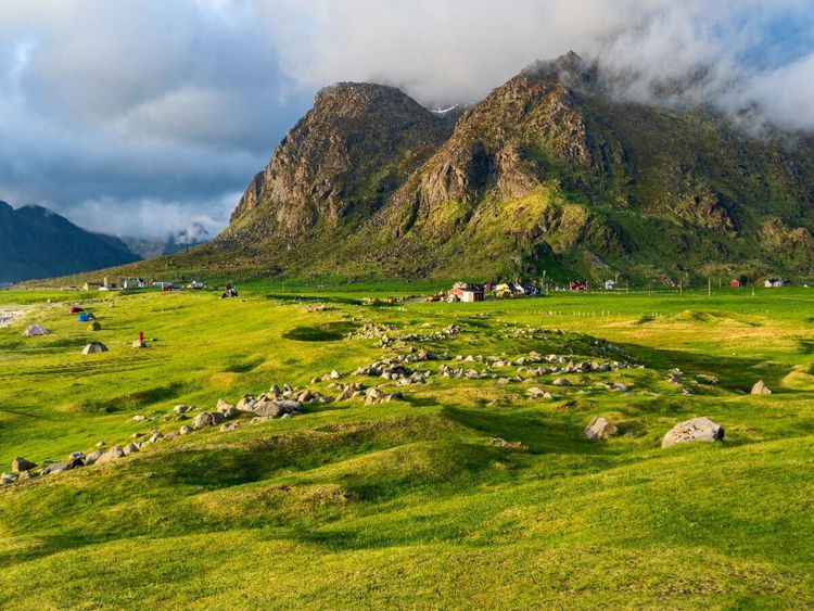 Produktbild: CALVENDO Puzzle Am Strand von Uttakleiv, Lofoten | 1000 Teile Lege-Gr&ouml;&szlig;e 64x48cm Foto-Puzzle f&uuml;r gl&uuml;ckliche Stunden