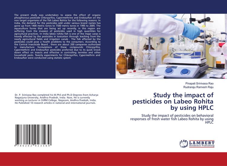 Produktbild: Study the impact of pesticides on Labeo Rohita by using HPLC