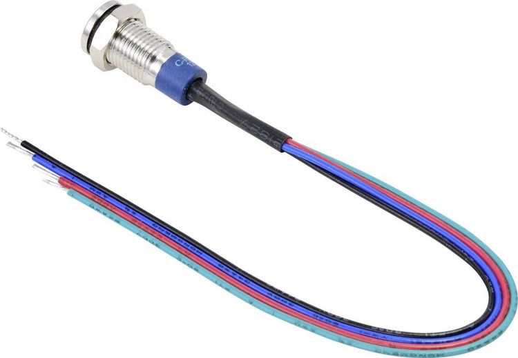 Produktbild: TRU COMPONENTS Meldeleuchte RGB 12 V, 24V 1St.