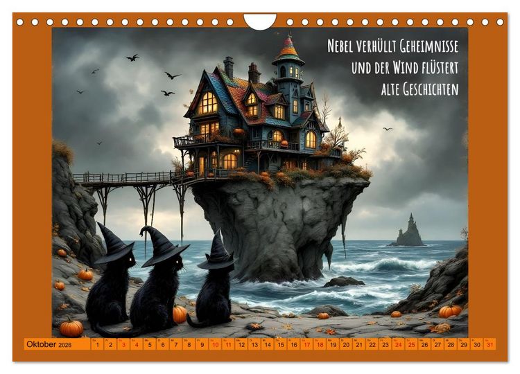 Produktbild: Meergeflunkert (Wandkalender 2026 DIN A4 quer), CALVENDO Monatskalender