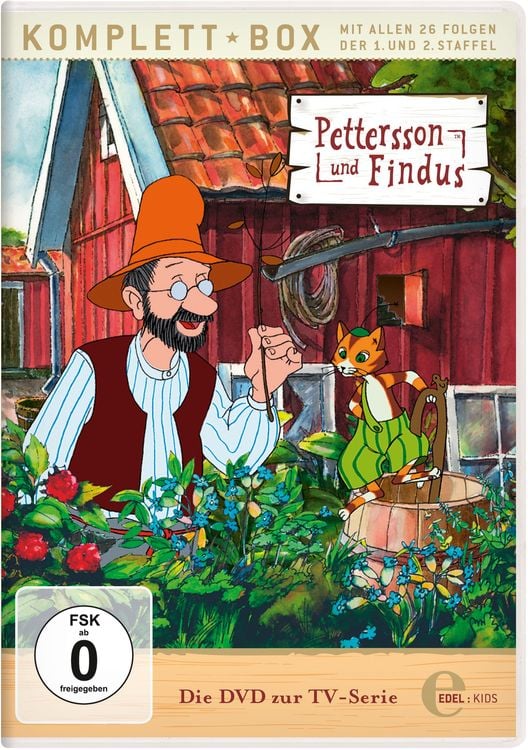 Produktbild: Pettersson und Findus - Komplettbox - Staffel 1+2/Folge 1-26 - Die DVD zur TV-Serie [2 DVDs]