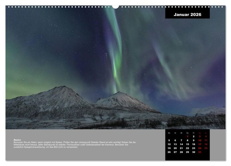 Produktbild: Wenn der Himmel gr&uuml;n wird (hochwertiger Premium Wandkalender 2026 DIN A2 quer), Kunstdruck in Hochglanz