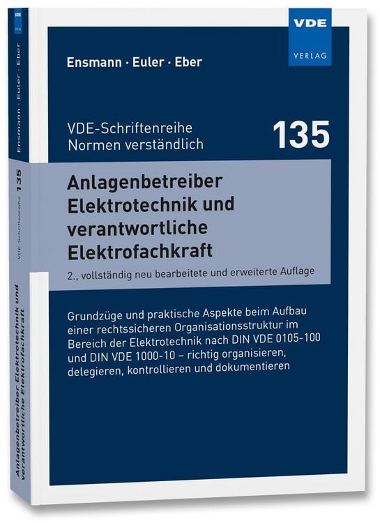 Produktbild: Anlagenbetreiber Elektrotechnik und verantwortliche Elektrofachkraft