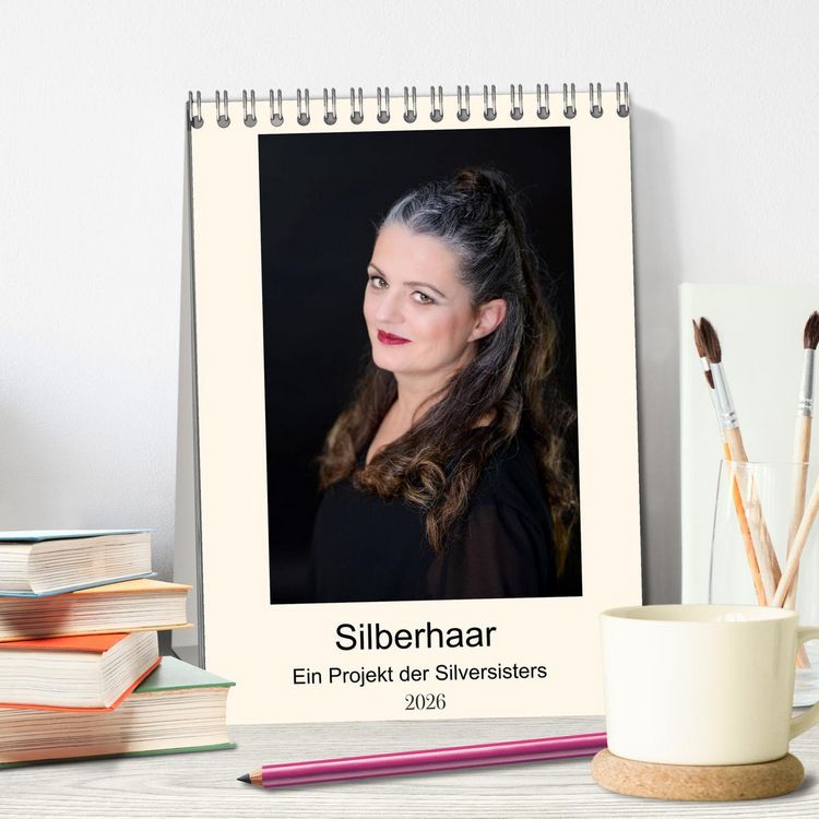 Produktbild: Silberhaar (Tischkalender 2026 DIN A5 hoch), CALVENDO Monatskalender