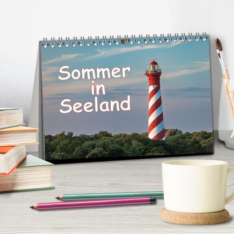 Produktbild: Sommer in Seeland (Tischkalender 2026 DIN A5 quer), CALVENDO Monatskalender