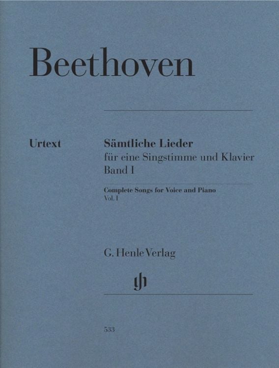 Produktbild: Ludwig van Beethoven - Sämtliche Lieder und Gesänge mit Klavier, Band I
