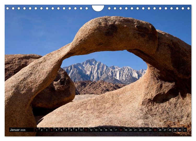 Produktbild: Kalifornien USA (Wandkalender 2026 DIN A4 quer), CALVENDO Monatskalender