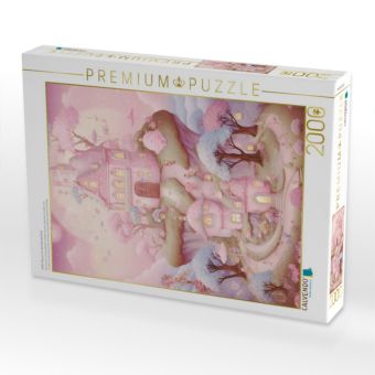 Produktbild: CALVENDO Puzzle S&uuml;&szlig;e H&auml;user im rosa Wunderland | 2000 Teile Lege-Gr&ouml;&szlig;e 90x67cm Foto-Puzzle f&uuml;r gl&uuml;ckliche Stunden