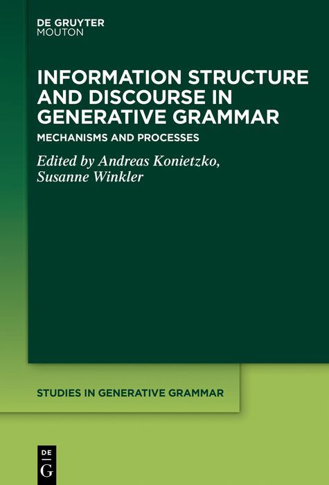 Produktbild: Information Structure and Discourse in Generative Grammar