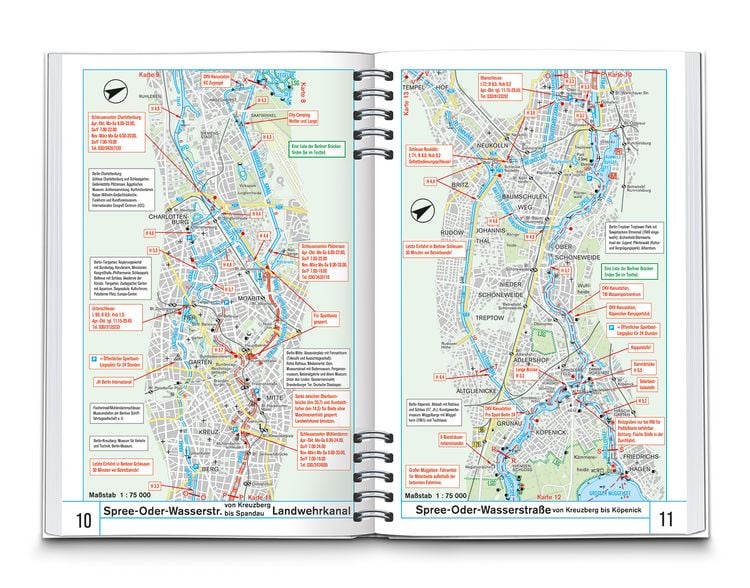 Produktbild: KOMPASS Wasserwanderatlas Berlin und Brandenburg