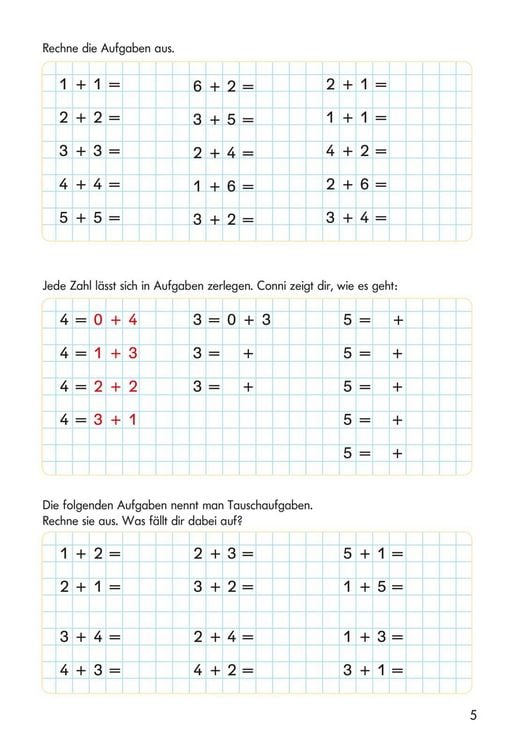Produktbild: Conni Gelbe Reihe (Besch&auml;ftigungsbuch): Conni Erstes Rechnen