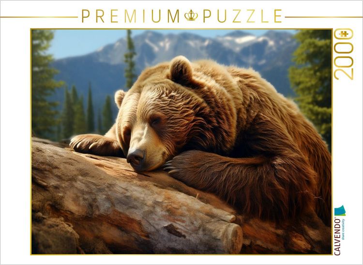 Produktbild: CALVENDO Puzzle Ein Motiv aus dem Kalender "Wenn sie schlafen" | 2000 Teile Lege-Gr&ouml;&szlig;e 90x67cm Foto-Puzzle f&uuml;r gl&uuml;ckliche Stunden