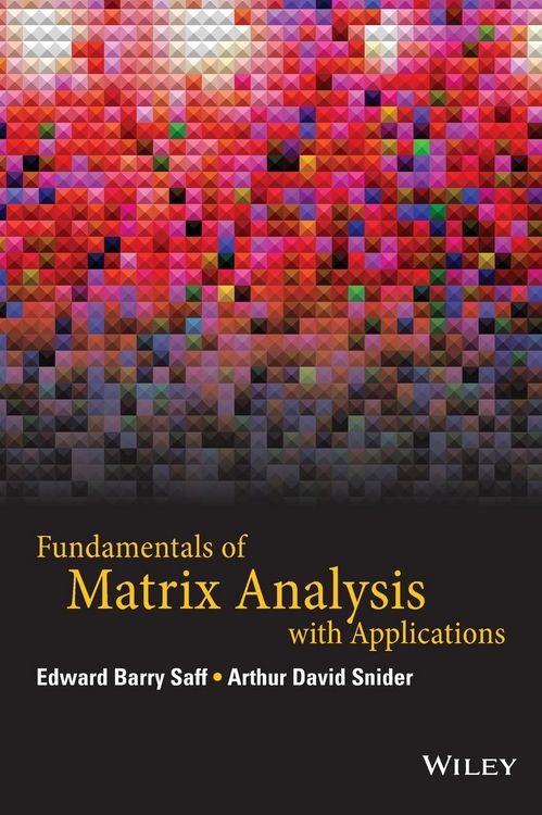 Produktbild: Fundamentals of Matrix Analysis with Applications
