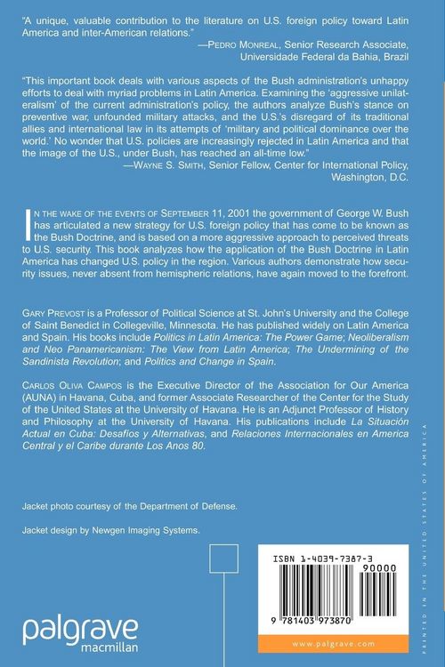 Produktbild: The Bush Doctrine and Latin America