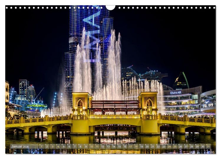 Produktbild: Dubai - zwischen Traum und Wirklichkeit (Wandkalender 2026 DIN A3 quer), CALVENDO Monatskalender