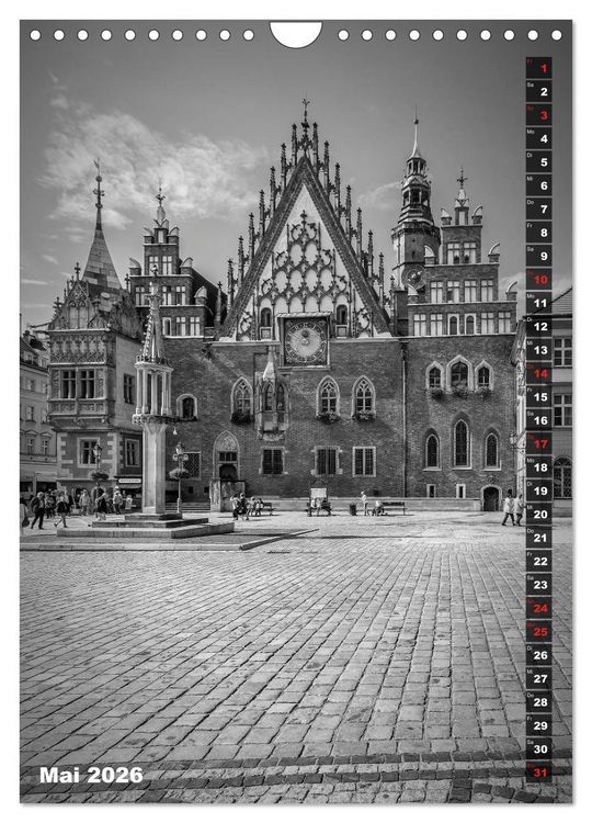 Produktbild: BRESLAU SCHWARZWEI&szlig; (Wandkalender 2026 DIN A4 hoch), CALVENDO Monatskalender