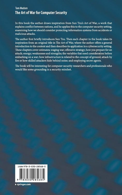 Produktbild: The Art of War for Computer Security